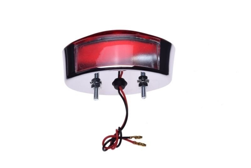 Lampa tył tylna uniwersalna oko chrom chopper drag
