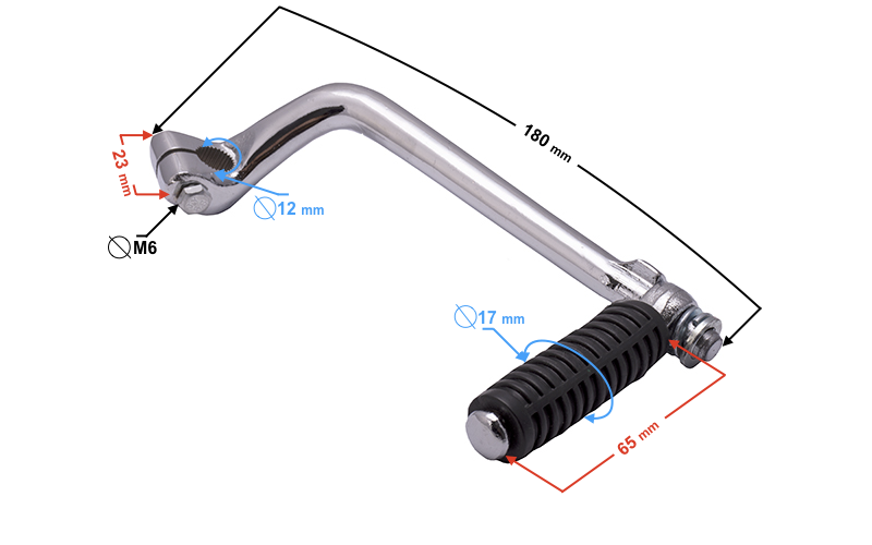 Dźwignia rozrusznika nożnego Barton Ranger Classic