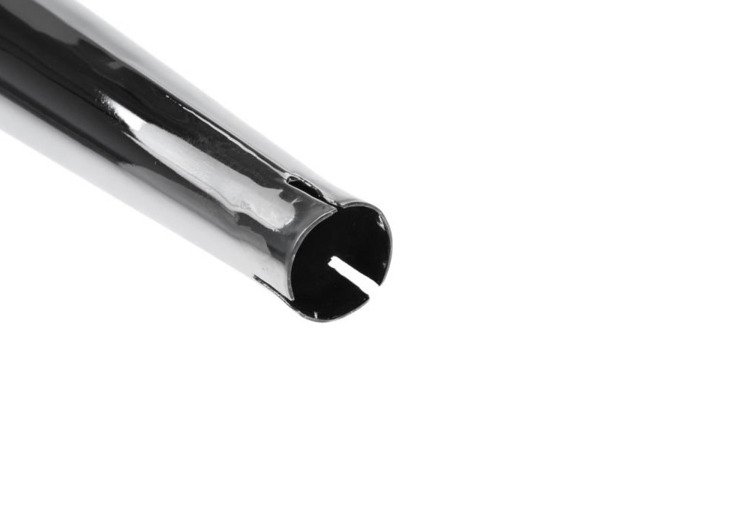 Tłumik wydech z obejmą chrom simson s51 enduro