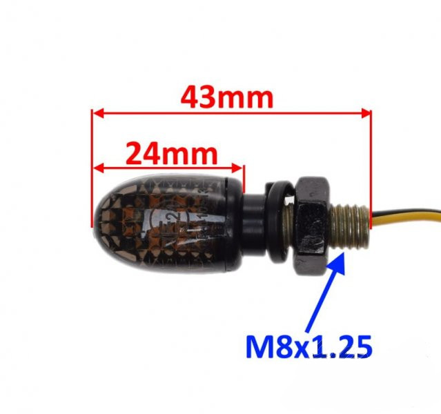 Kierunkowskazy kierunki Mini Led homologacja 2szt.