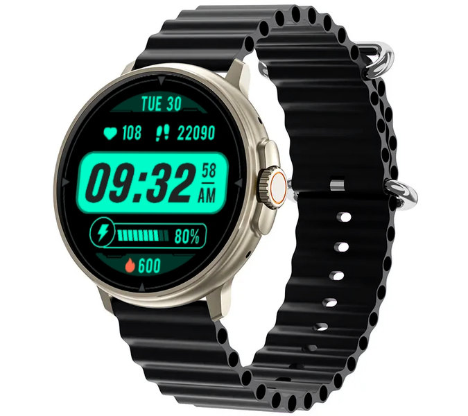 Smartwatch zegarek Rubicon męski RNCF15 czarny Bluetooth tryby sport 2023