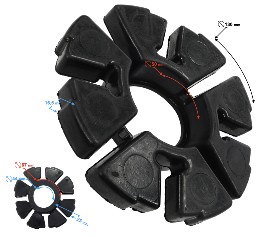 Guma zabierak do motoroweru Barton Fighter 2