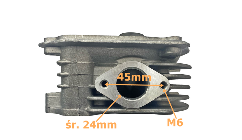 Głowica Gy6 125 150 skuter quad atv 4T 150ccm 57mm Zipp Vertex Shineray