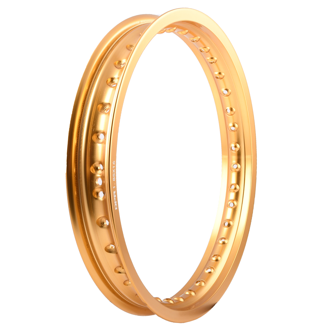 Obręcz koła 1,85x16 aluminiowa złota Simson MZ ETZ DPR Classic