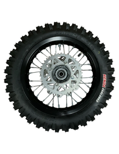 Koło 12 cali tył komplet Kenda pitbike MRF 140 RC-Z RC RC BIG 120 RC