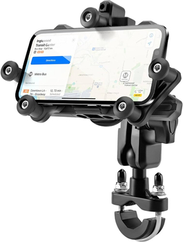 ROCKBROS uchwyt na telefon Heavy Duty metalowy z absorpcją drgań