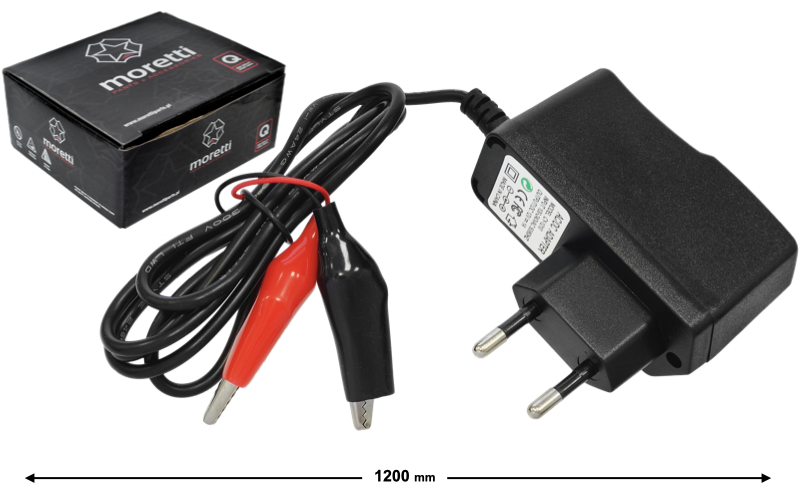 Ładowarka akumulatorowa cyfrowa 1a  2,5ah-10ah 12v