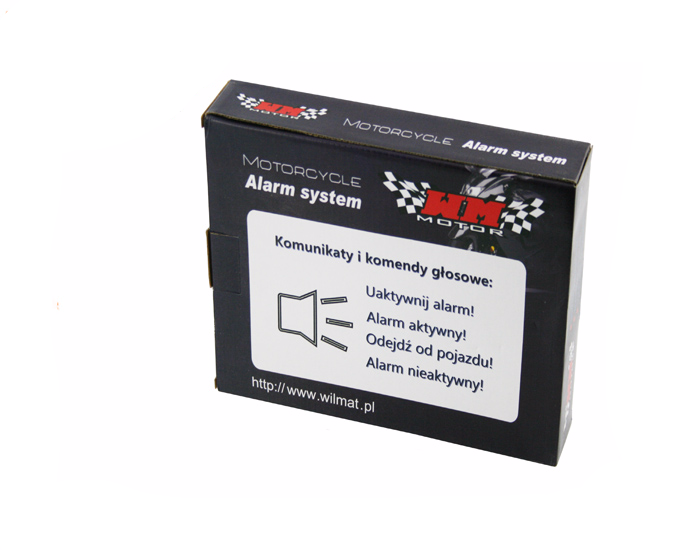 Alarm motocyklowy odpalanie z kluczyka skuter atv