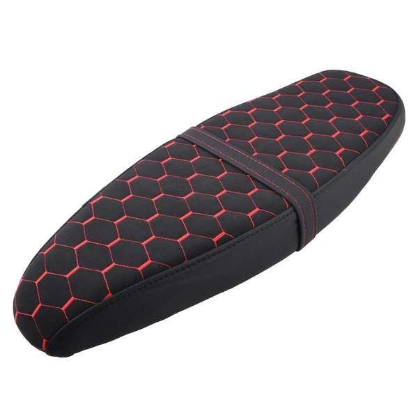 Siedzenie pikowane czarne + czerwono czarne szwy Simson S50 S51 S70 DPR