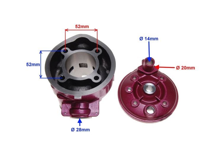 Cylinder 90 ccm AM6 Malinka APRILIA RS 50 YAMAHA TZR DT 50