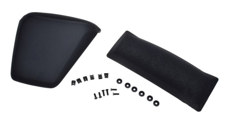 Kufer motocyklowy centralny SHAD SH58x carbon + dedykowane oparcie