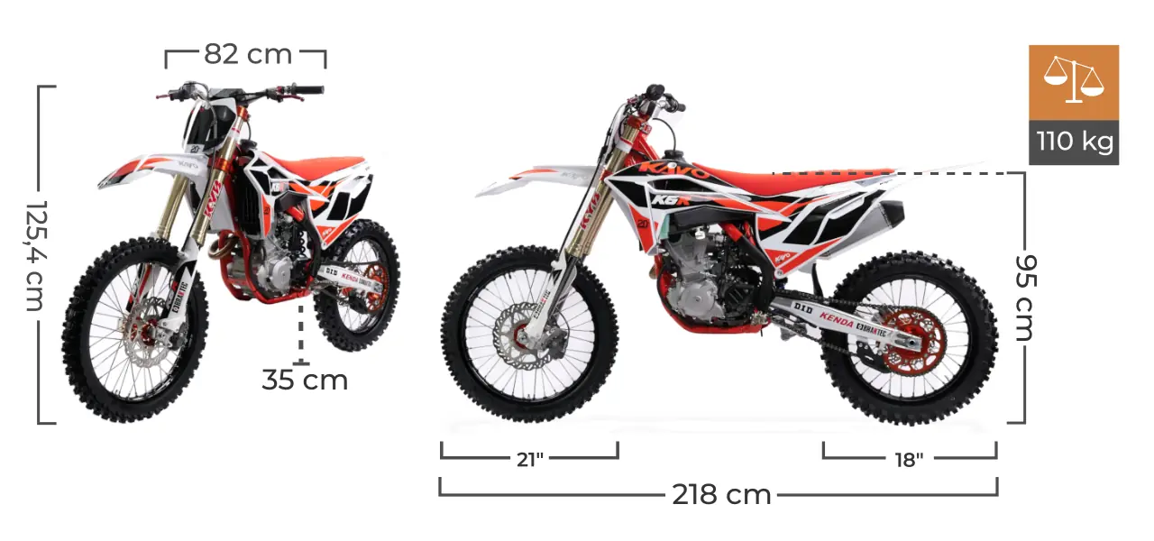 Dirt Bike Kayo K6-R 250 Enduro