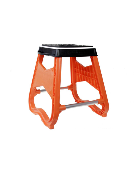 Stojak pod motocykl pomarańczowy bezpieczny stabilny dirtbike pitbike Kayo