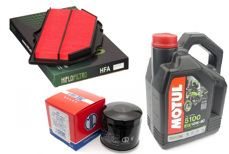 Filtr powietrza oleju HF138 Motul 5100 10w40 Suzuki GSX-R 1000 K5 K6 K7 K8