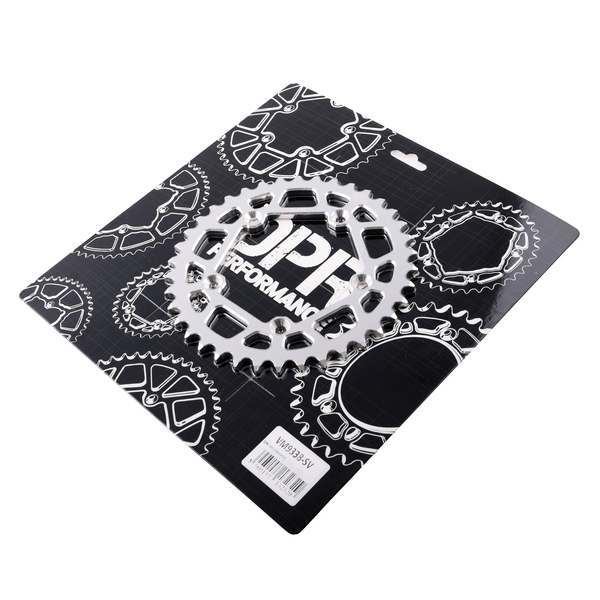 Zębatka tył 38z 420 aluminiowa srebrna Simson S53 DPR Performance