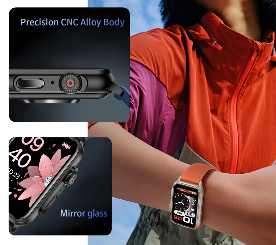 Smartwatch zegarek Rubicon męski RNCF06 granatowy