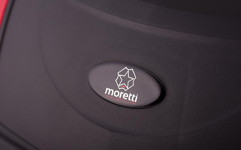 Kufer Moretti MR-889 46 l czarny czerwony odblask
