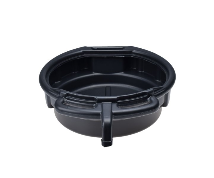Miska zbiornik do spuszczania płynów czarna max 8l materiał HDPE