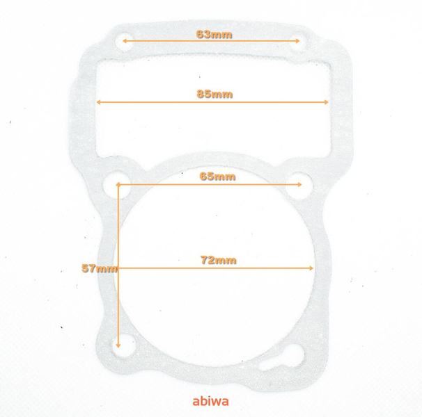 Uszczelki cylindra głowicy quad atv bashan 200ccm