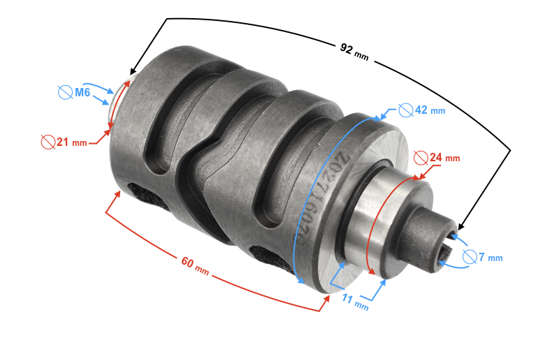 Wybierak skrzyni biegów do Barton Blade 125