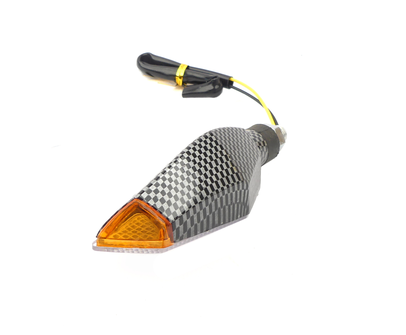 Kierunkowskaz 25 led trapez biały klosz carbon