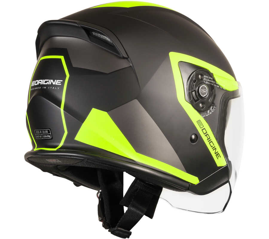 Kask PALIO TECHY Fluo Yellow-Black ORIGINE