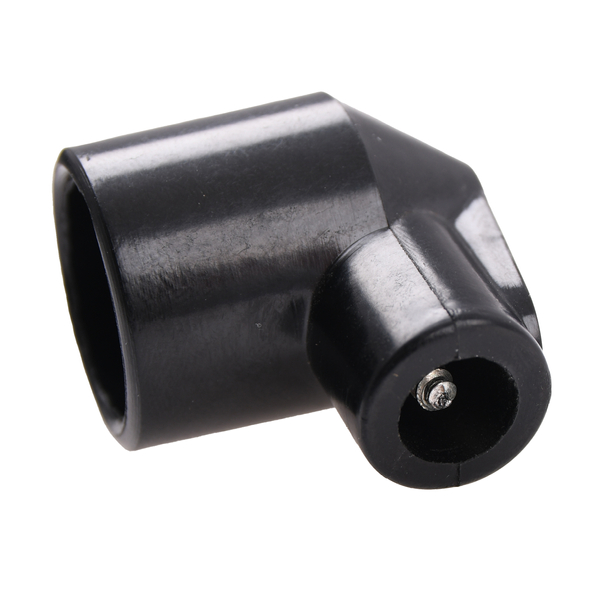 Fajka świecy zapłonowej bakelit czarna 90 st. krótka 17mm