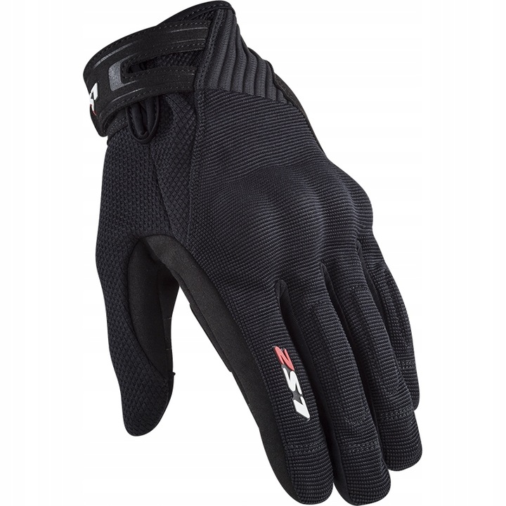 Letnie Rękawice motocyklowe LS2 Dart 2 Man Black Rękawice lato 
