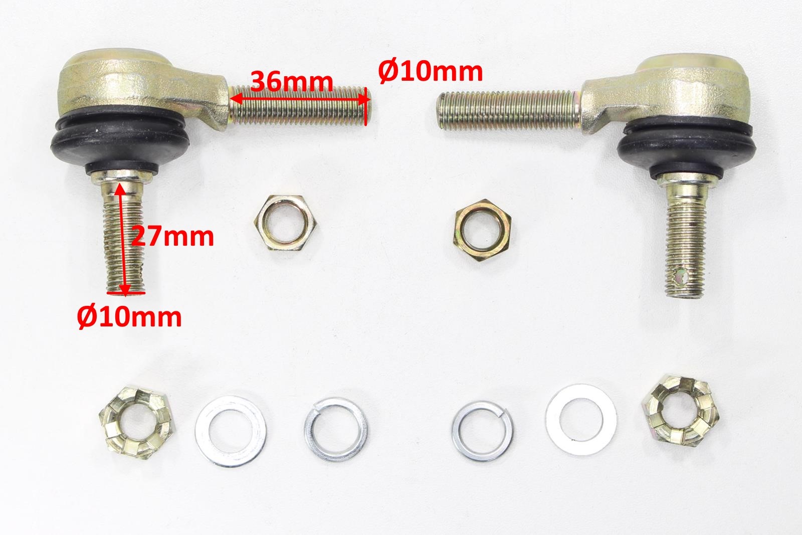Końcówki drążka kierownicy quad atv Bashan 200