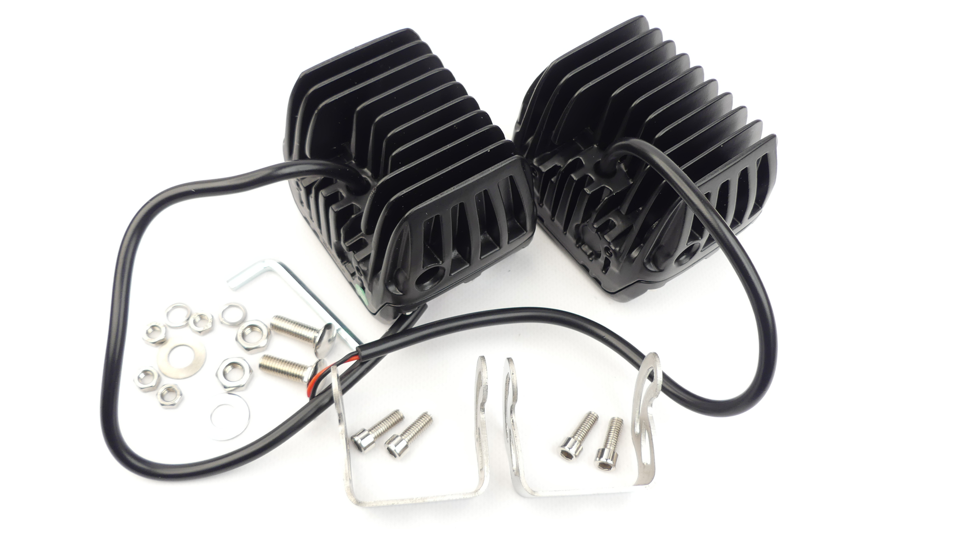 Lampa robocza 9 led 24w 2200Lm 6x dioda przód 3x dioda boczna doświetlanie obszaru roboczego