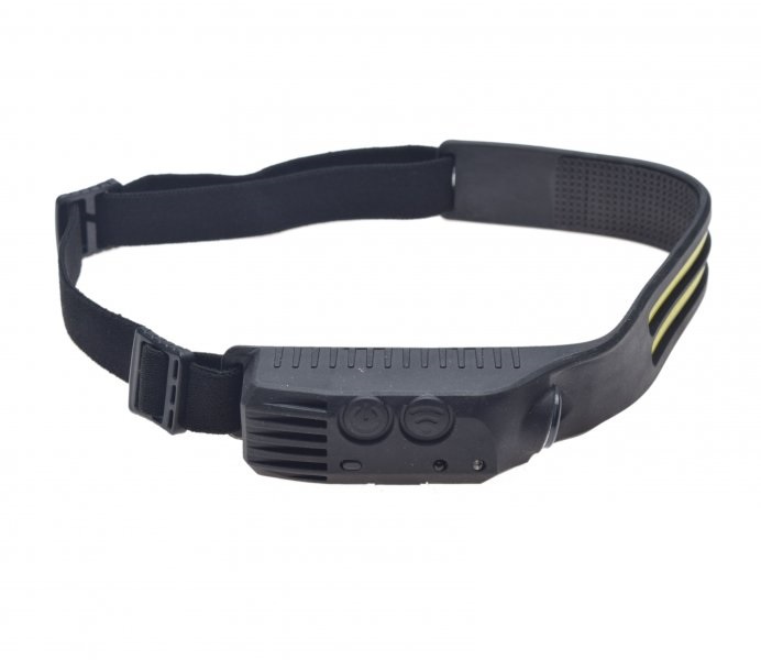 Latarka czołowa Led regulowany pasek kabel USB-C bateria 1200mAh 1000lm