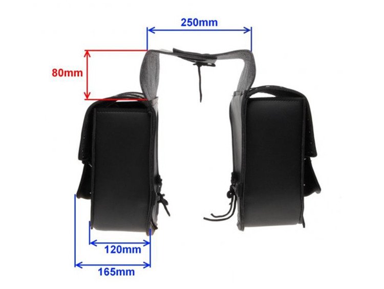 Sakwy torby paski skóra naturalna 100% chopper cru