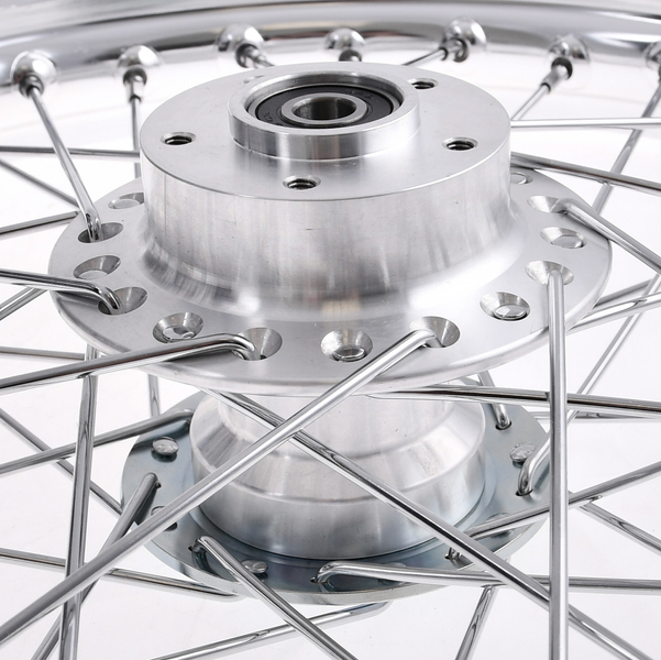 Koło jezdne 1,60x16 Simson S51 alu szprychy chrom DPR