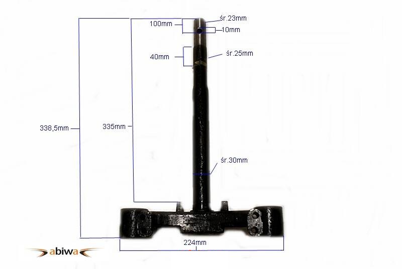 Półka sztyca kolumna kierownicy skuter 2T 4T Gy6 Romet Zipp Junak Quantum