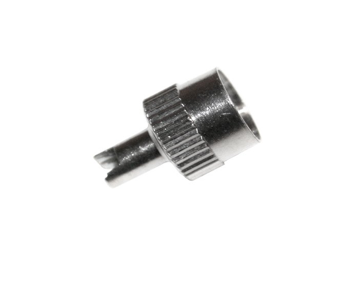 Osłona na wentyl 7mm klucz do wentyli metalowa