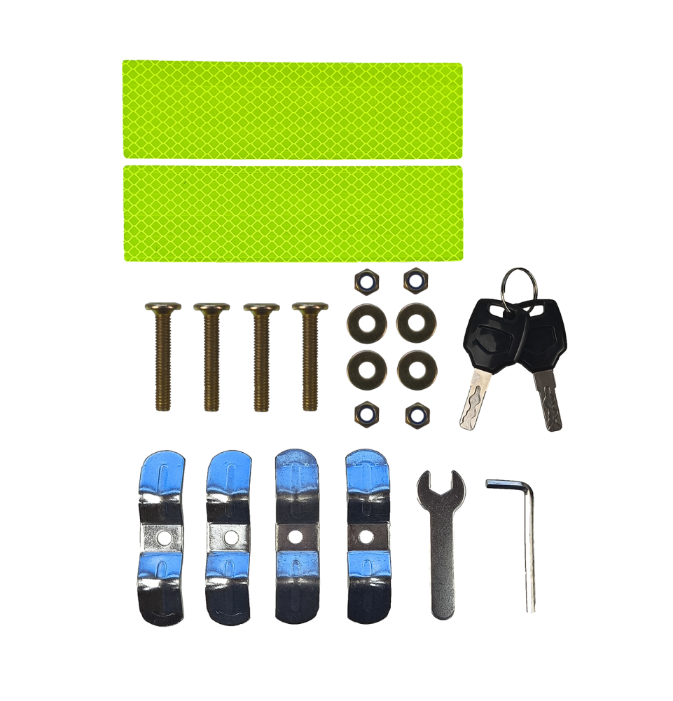 Kufer centralny czarny 45l 42x32x33,5cm ABS odpinana wyściółka 2 kluczyki