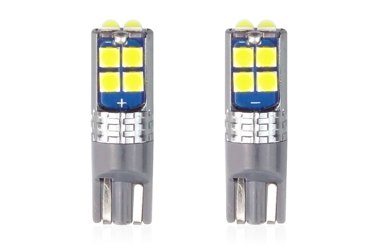 Żarówki T10 W5W 10Led SMD 3030 12/24v Białe CANBUS