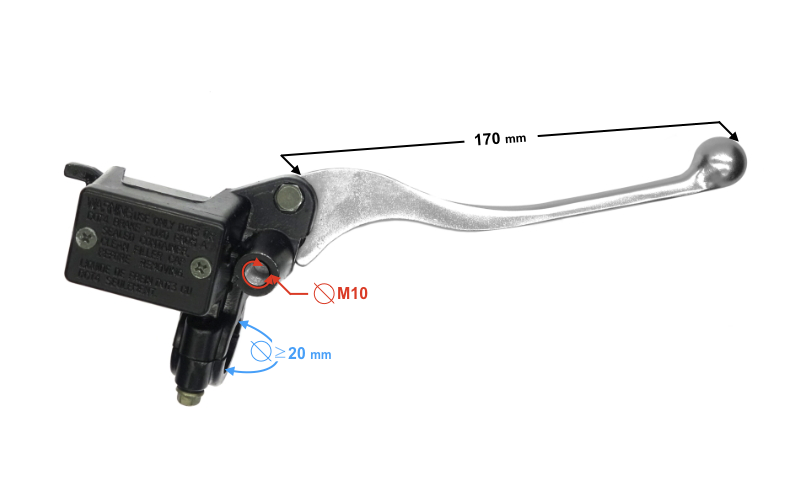 Pompa hamulcowa przednia do skutera Barton B-Max