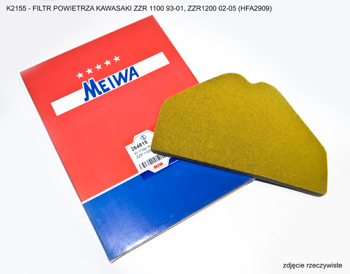 MIW Meiwa filtr powietrza Kawasaki ZZR 1100 93-01, ZZR1200 02-05 (HFA2909)