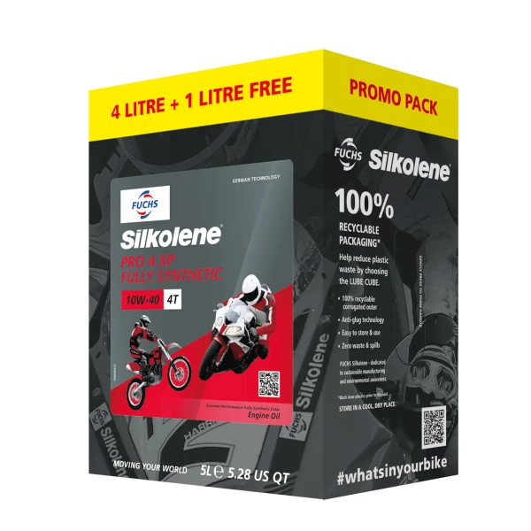 Silkolene Fuchs olej silnikowy Pro 4 XP syntetyczny 4T 10W40 5l (4l+1l)