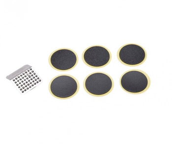 Łatki bezklejowe 6 sztuk komplet małe 25mm