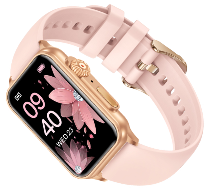 Smartwatch zegarek Rubicon damski RNCF06 różowy