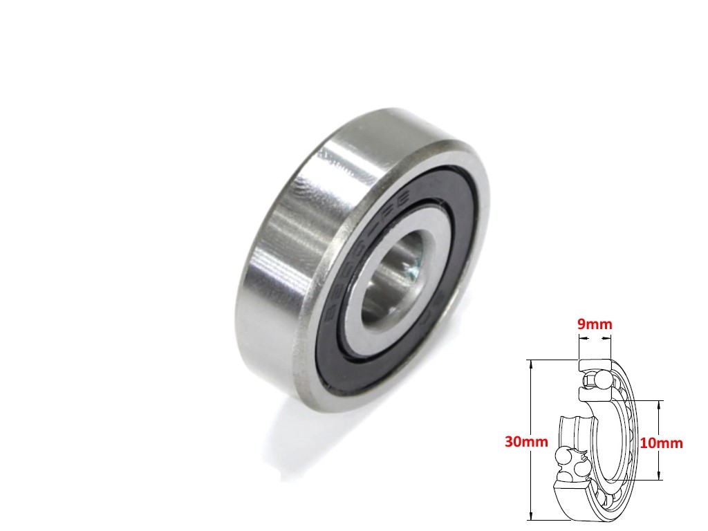 Łożysko 6200 2RS wałka 10x30x09 ATV150 FUXIN