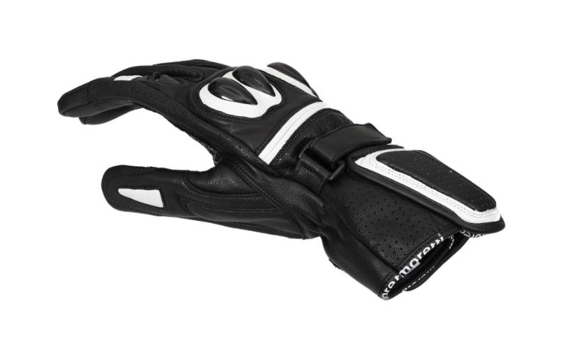 Rękawice motocyklowe Sporty M-1648 Czarno-Białe S