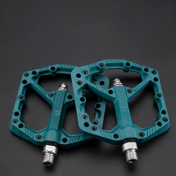 ROCKBROS pedały rowerowe nylonowe z pinami zielone 2021-12ABL