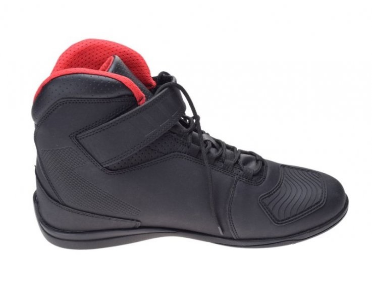 Buty motocyklowe niskie turystyczne męskie LS2 Garra Man czarno czerwone