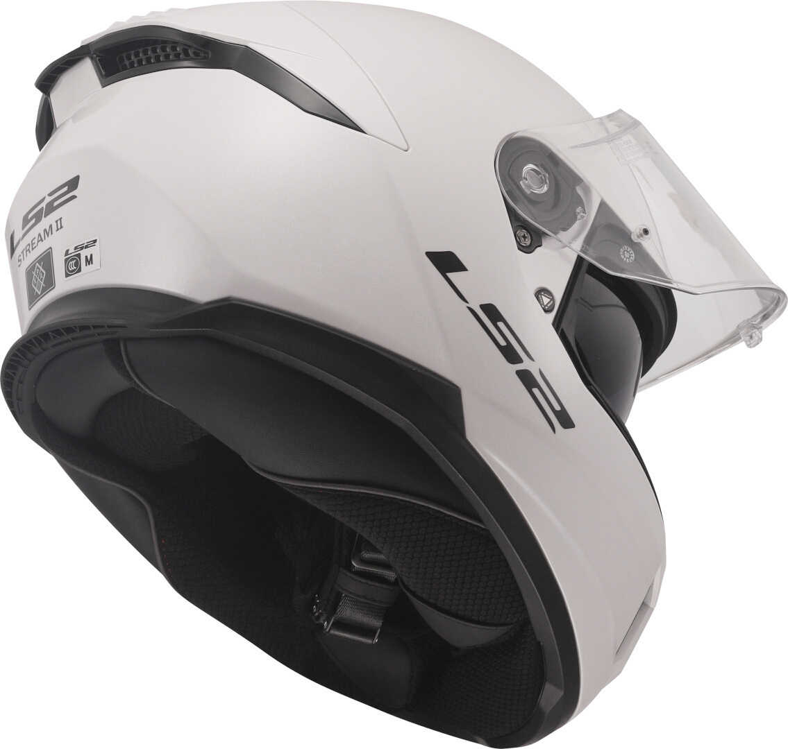 Kask integralny LS2 FF808 STREAM II SOLID WHITE homologacja ECE 22.06