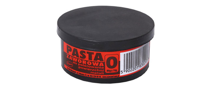 Pasta zaworowa 0 do polerowania metali 60g Malwa