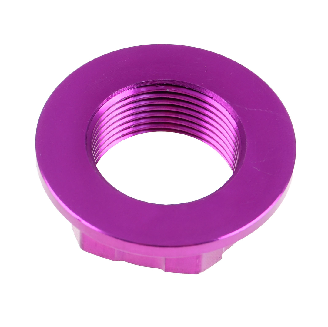 Nakrętka półki widelca M24x1,5 fioletowa aluminiowa DPR Performance
