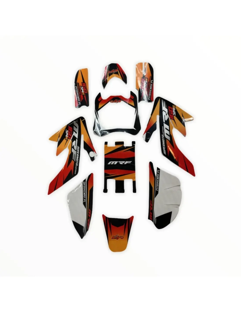 Okleina komplet grafik pitbike MRF 160-R SM - malowanie 2020r.